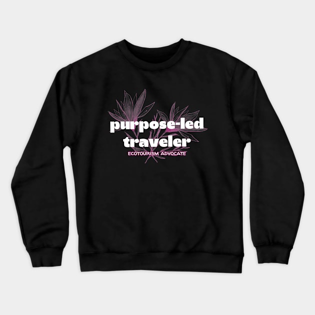 Traveler, travel, traveling, tourist, tourism Crewneck Sweatshirt by Moxi On The Beam